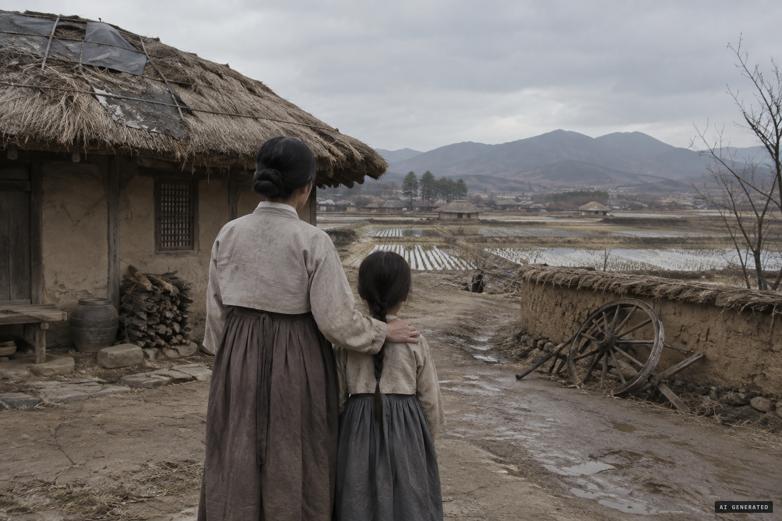 Julia's childhood in Naju after her father and grandfather were killed in the Korean War