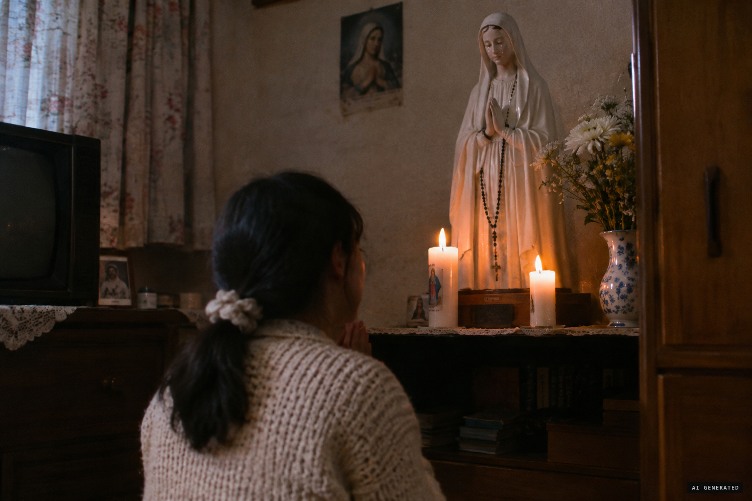 30 June 1985: the statue of Our Lady first seen weeping