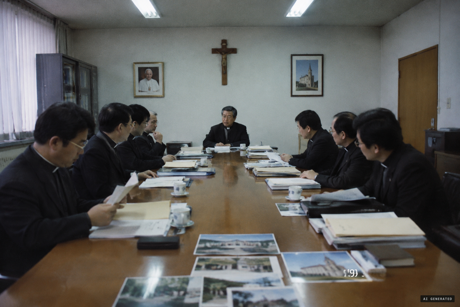 The archdiocesan investigation committee at work