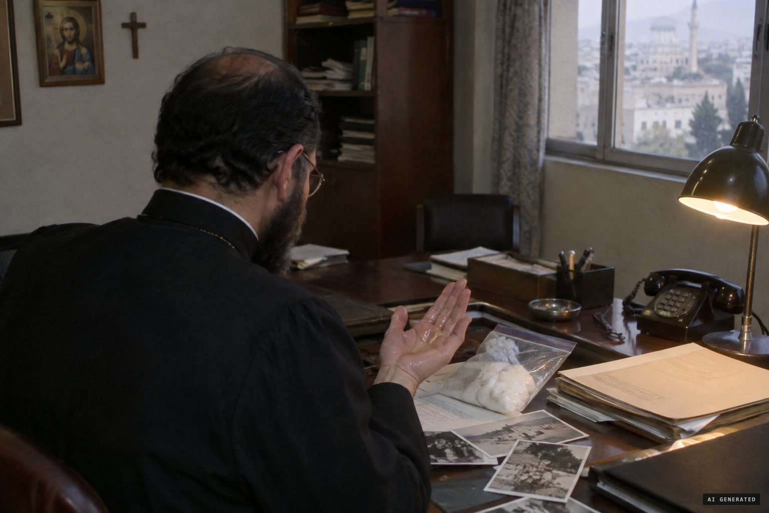 Fr Zahlaoui finds oil on his own palm and becomes the archivist