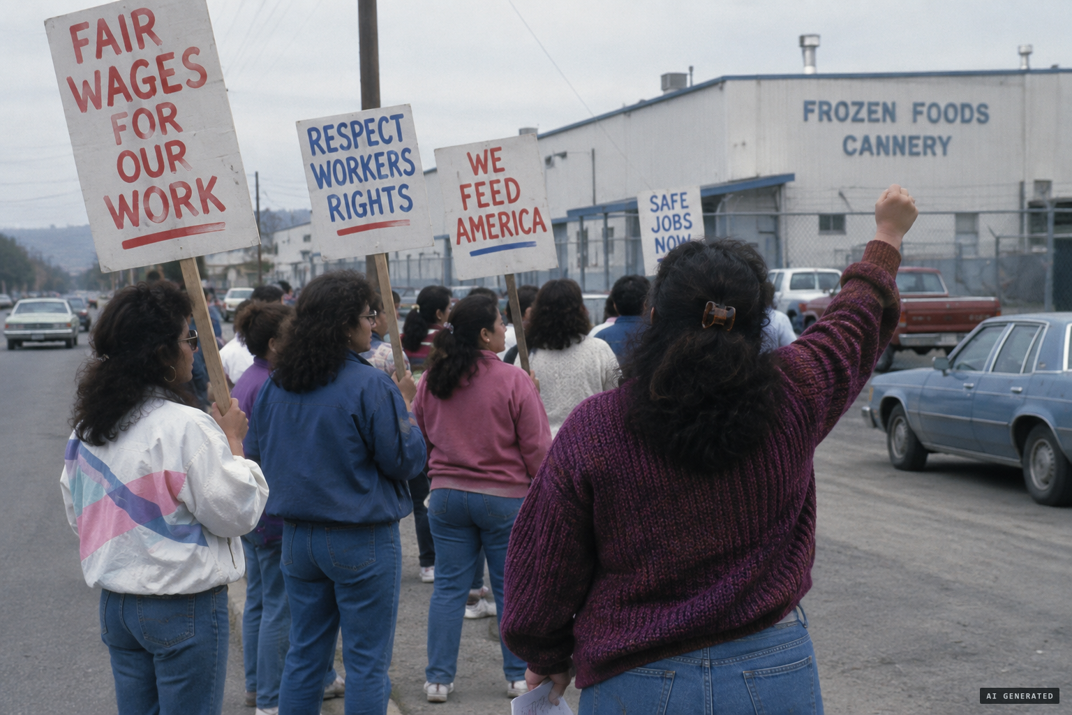 The Watsonville Canning strike, 1985 to 1987, where Contreras was a leader