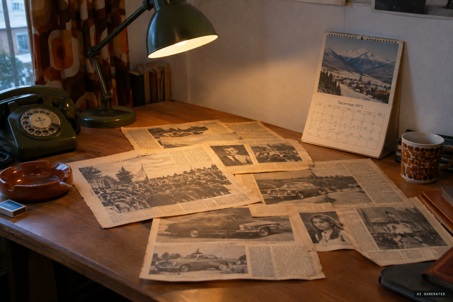 Every contemporary source points to 10 December 1973