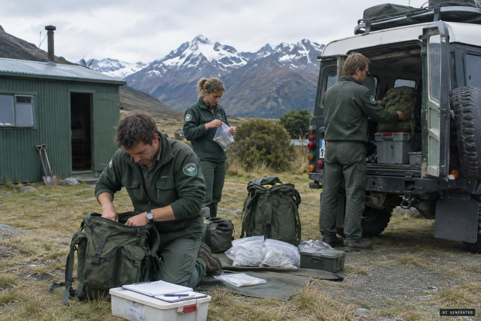 The Department of Conservation plans a search for tracks, feathers and droppings