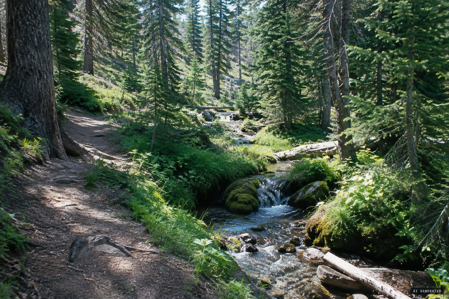 Deduct Spring, where the South Fork Walla Walla River rises