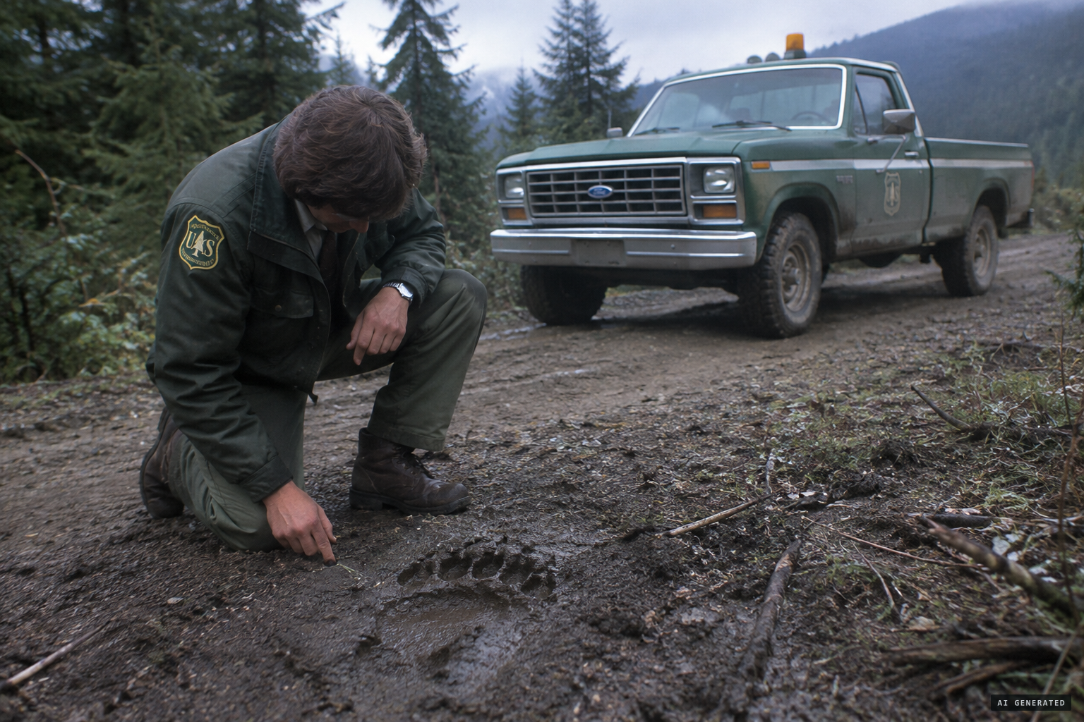 Freeman's 1982 Mill Creek tracks judged not made by an animal