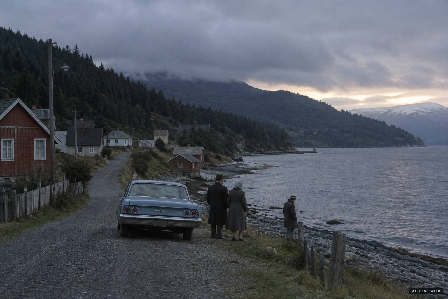 Pelluco, on the Reloncaví Sound east of Puerto Montt, winter 1965