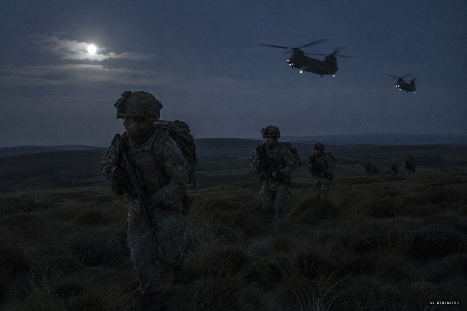 Exercise Chameleon: an Army and RAF training exercise around Llantrisant
