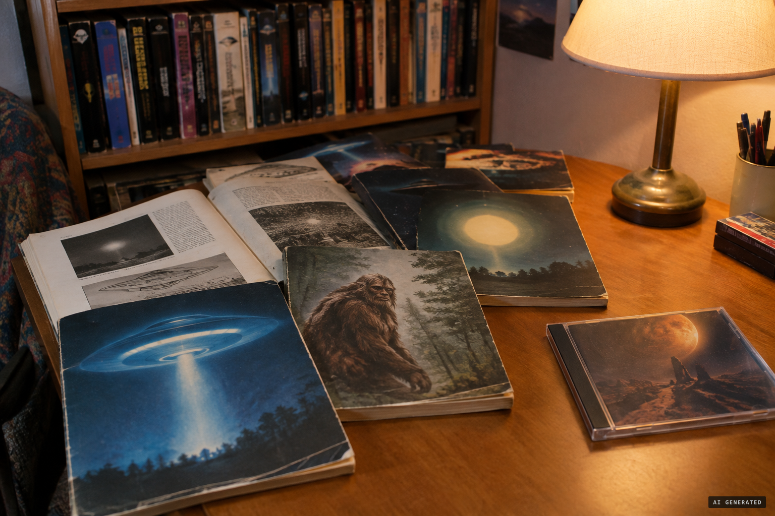 A classic close encounter of the third kind, in books and on record