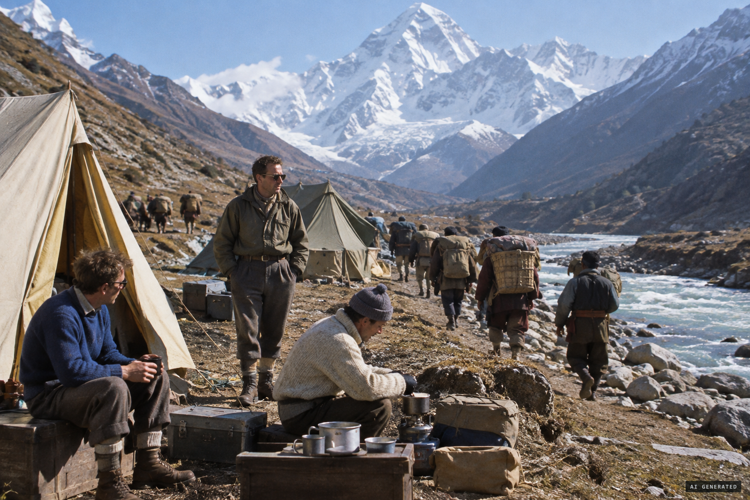 Leading Tom Slick's Himalayan Yeti expeditions