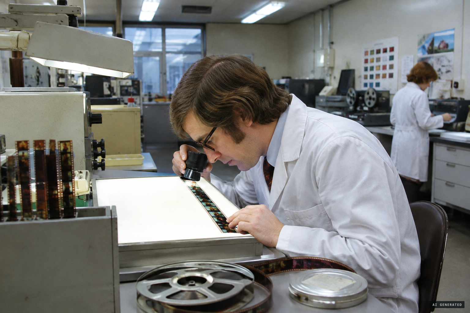 Kodak analyses the film: a real object at some distance