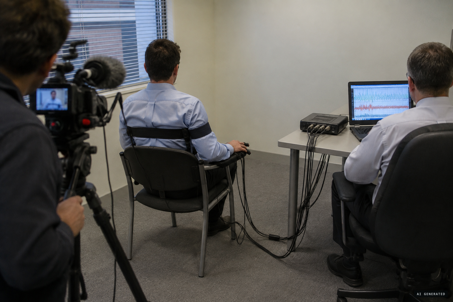 1 September 2010: Khoury sits a polygraph for the SBS documentary