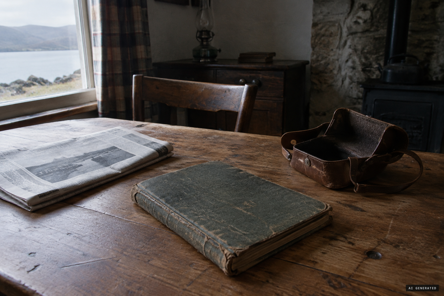 No press report, no photograph, and the original log never published