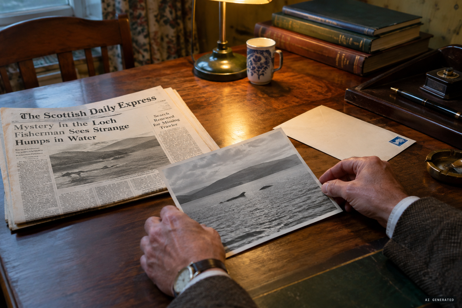 MacNab sends his long-private photograph to the Weekly Scotsman