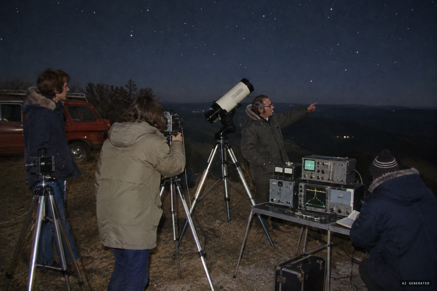 Harley Rutledge's Project Identification observers at work
