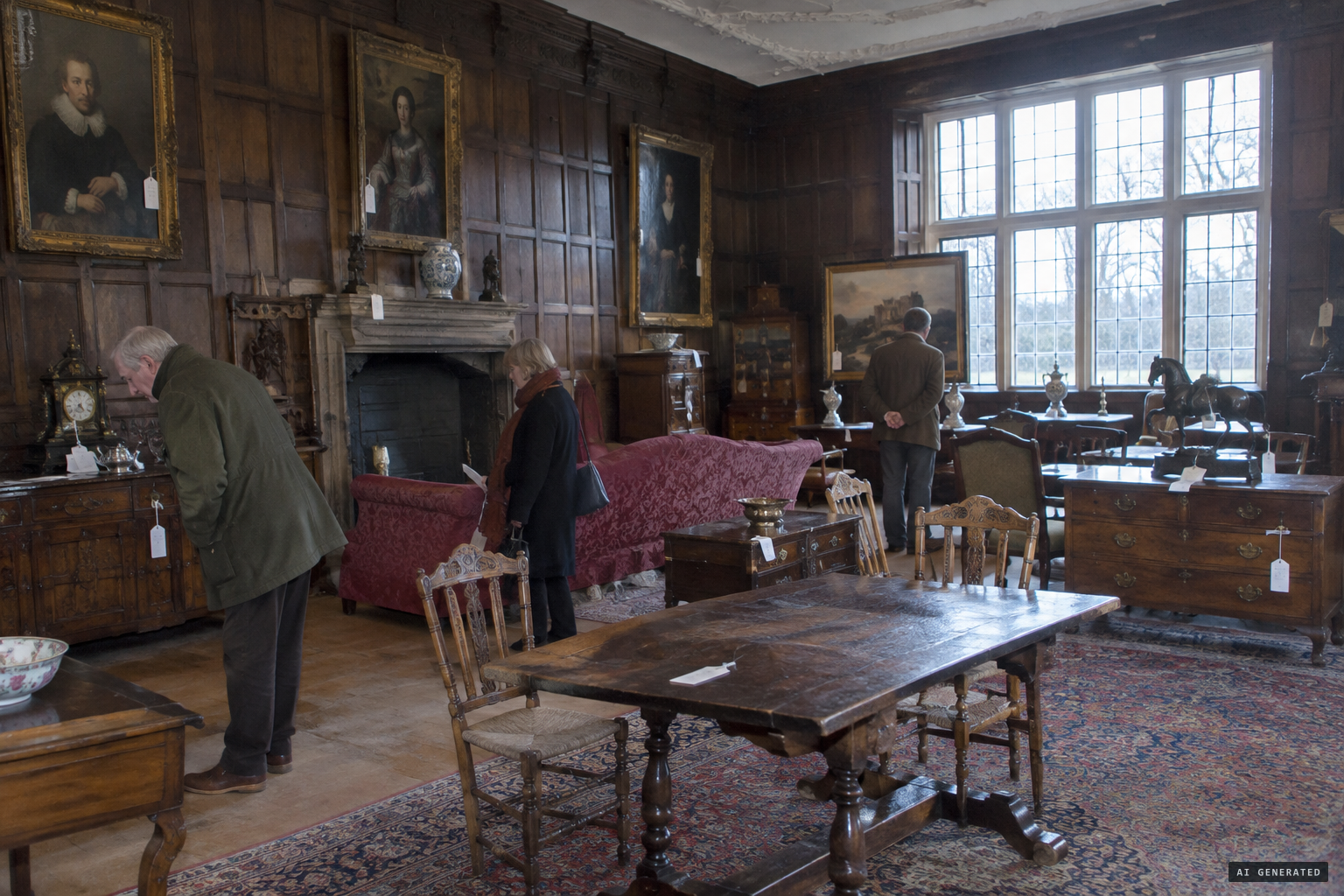Plas Teg's contents go up for sale in 2025