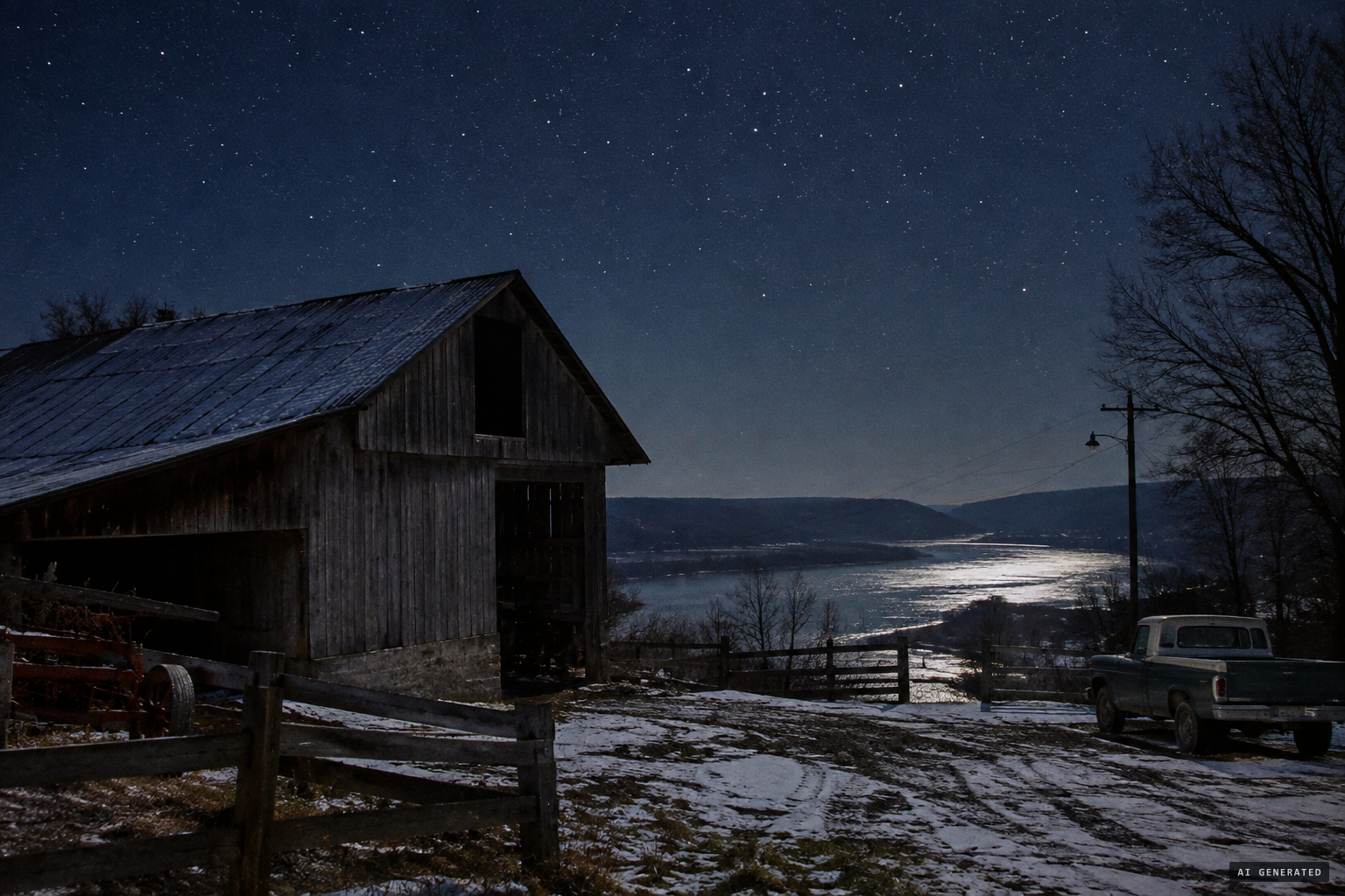 How a frightened town looked at its own sky that winter