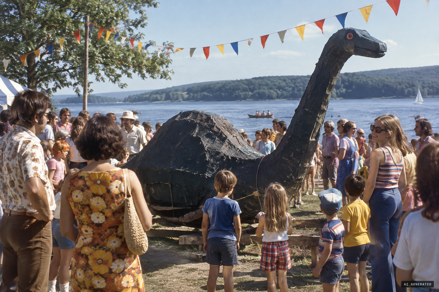 1974: the creature is named Ponik and a festival begins