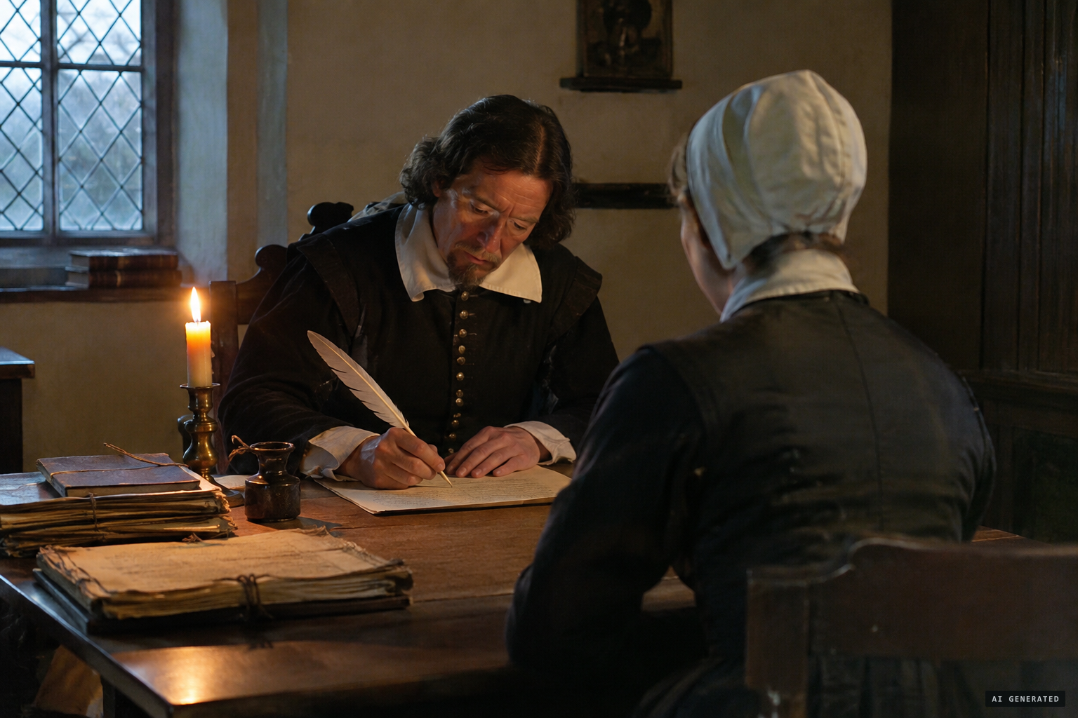 Elizabeth Price swears her deposition, 26 June 1643