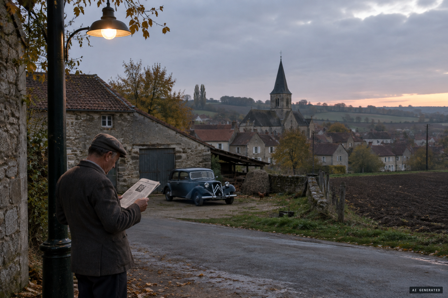 Autumn 1954: the saucer wave reaches Pournoy-la-Chétive, south of Metz