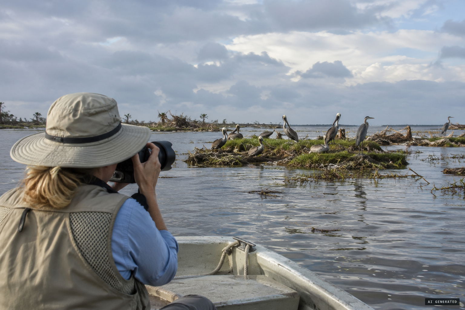 Harvey's aftermath on the rookery islands off Galveston