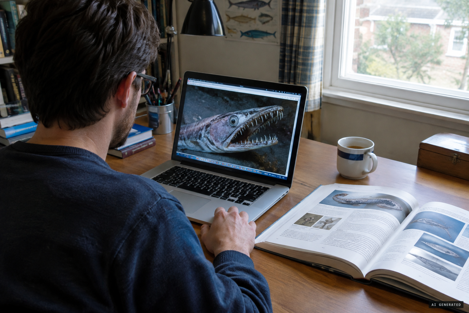 A marine science consultant thinks: some kind of eel