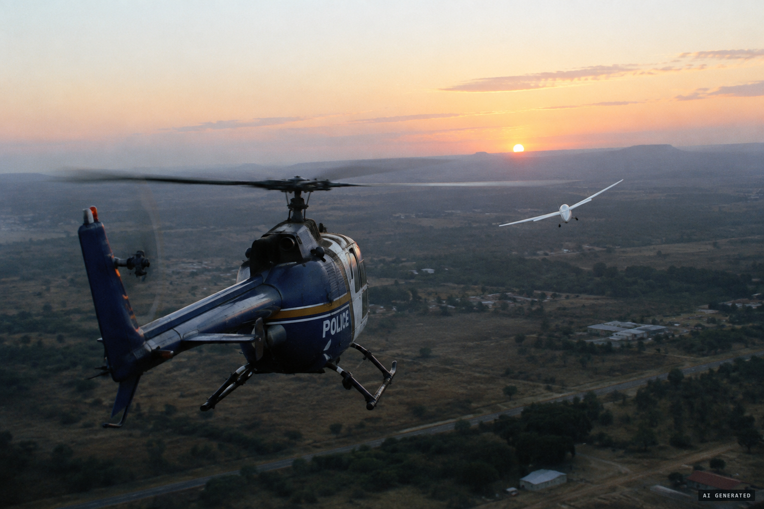 The disc moves like a falling leaf and outruns the helicopter at full speed