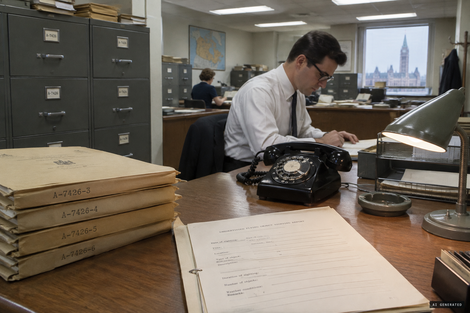 The federal file of "non-meteoric sightings"