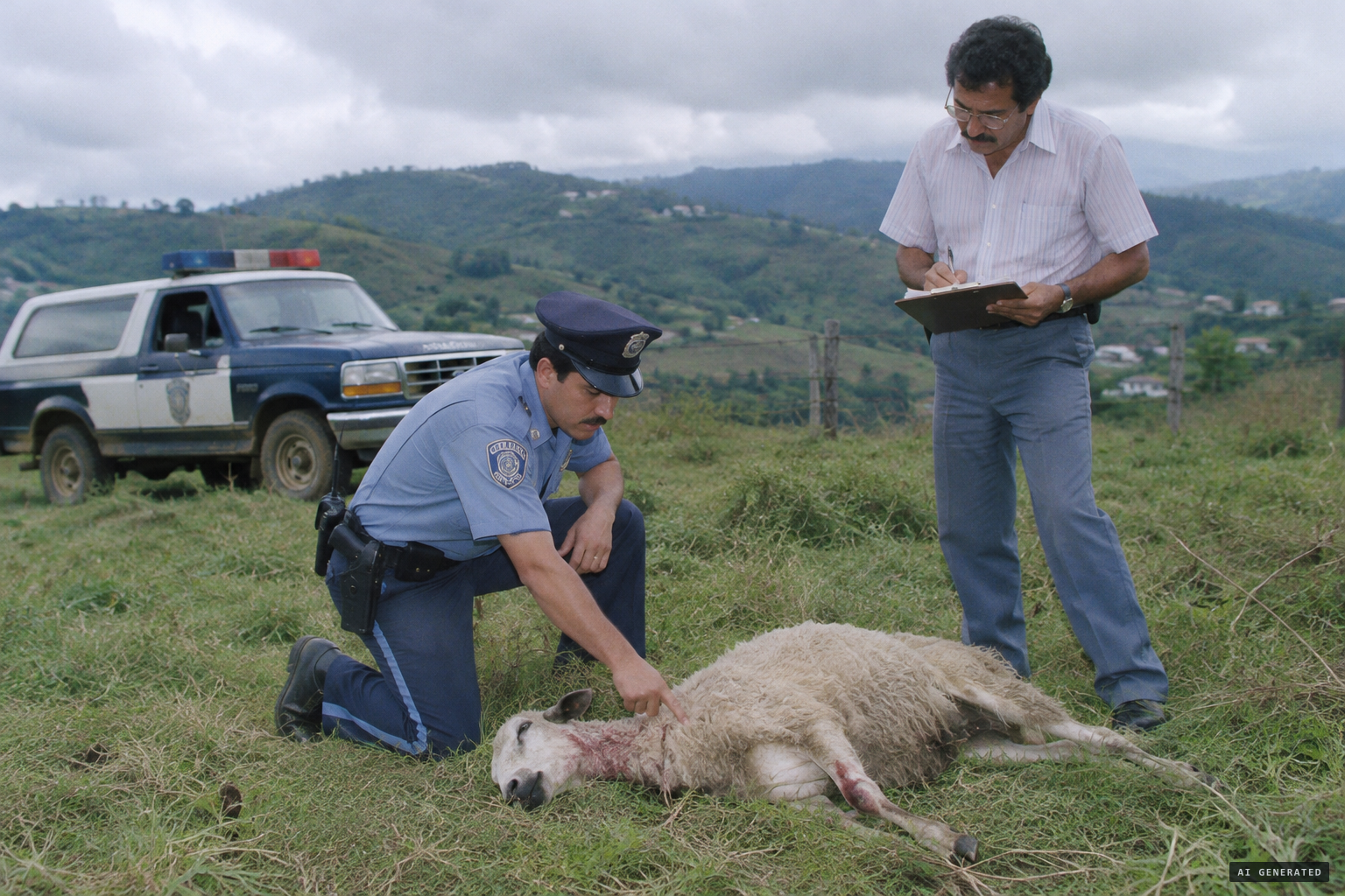Police pointed to bite marks on the necks and legs