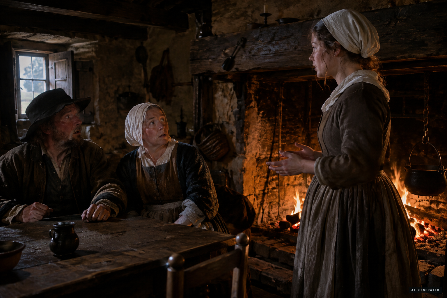 Her parents astonished to hear Jeanne speak