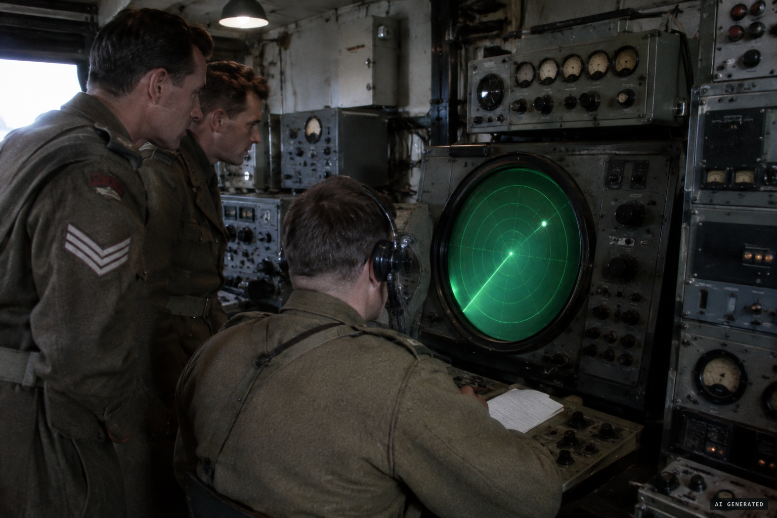 An Army anti-aircraft unit picks up the object on radar