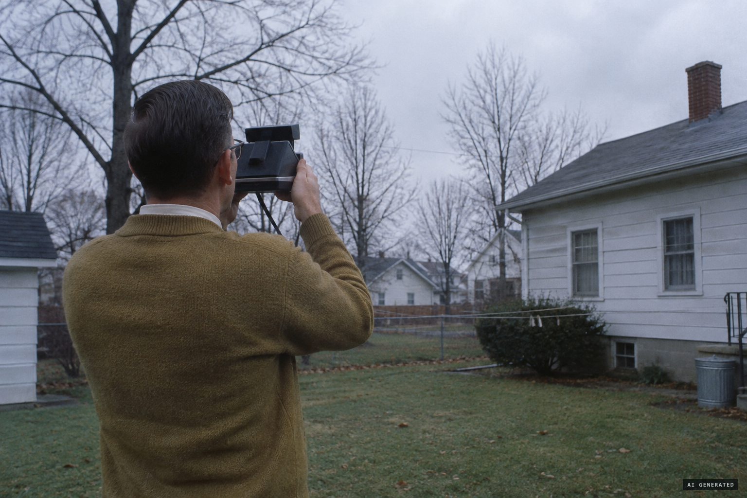 November 13, 1966: Ditter takes his Polaroid pictures at home in Roseville