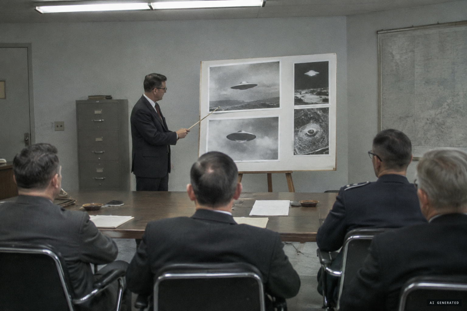 May 5, 1967: Merritt briefs Condon and the committee at the NPIC