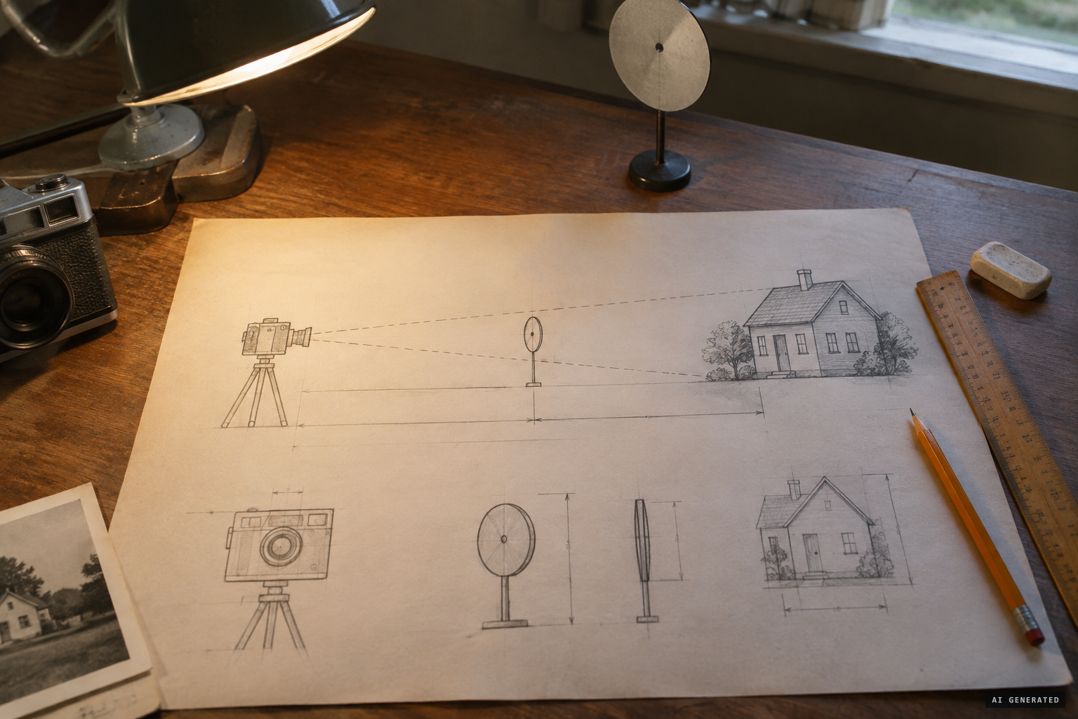The numbers: a small object, close to the lens, shots an hour or more apart