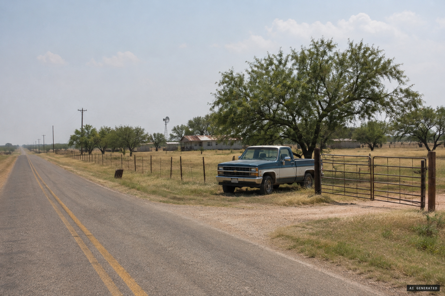 Ratcliffe, a small community in DeWitt County, South Texas