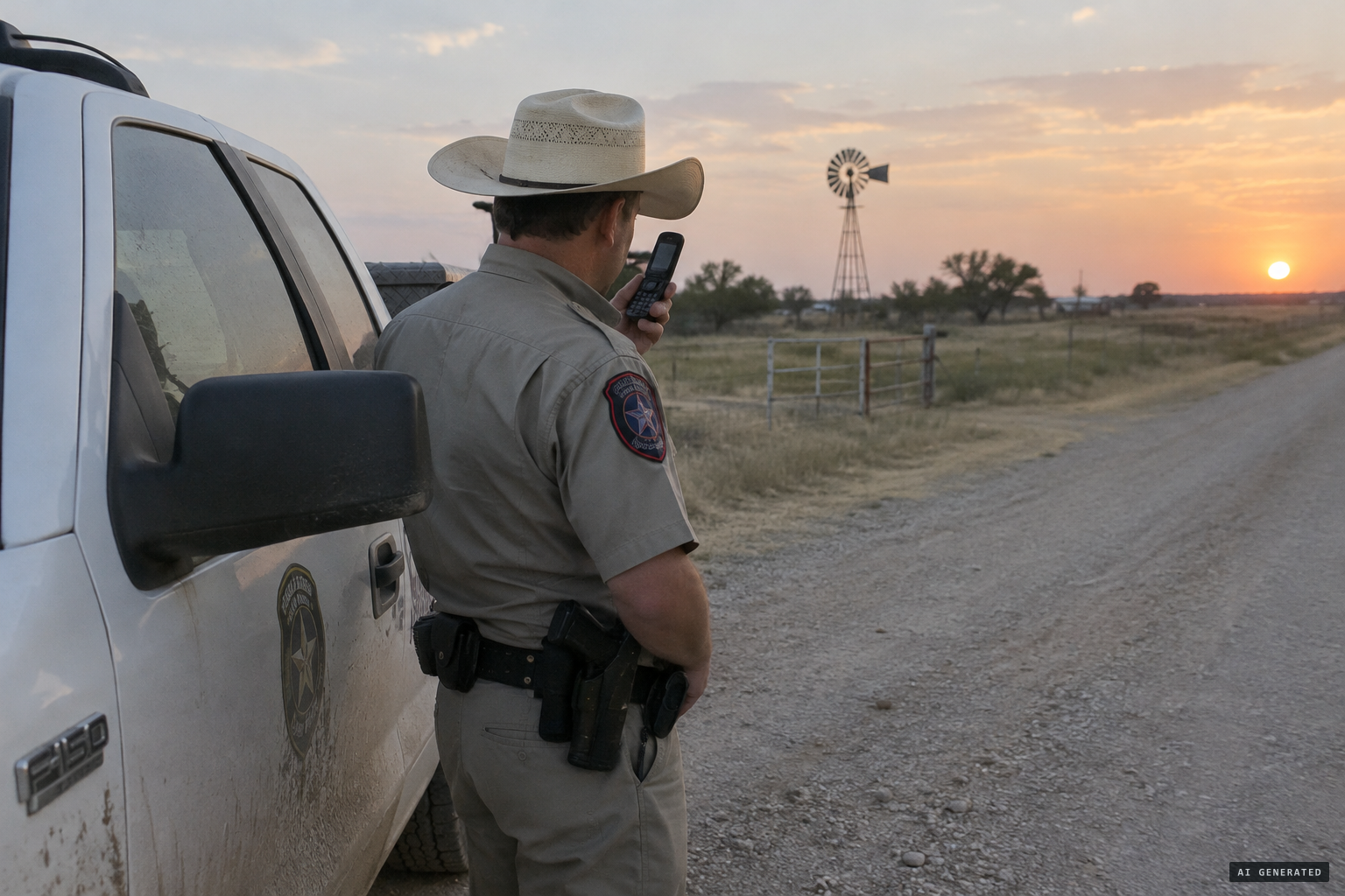 The game warden gets word that the animal has been put down