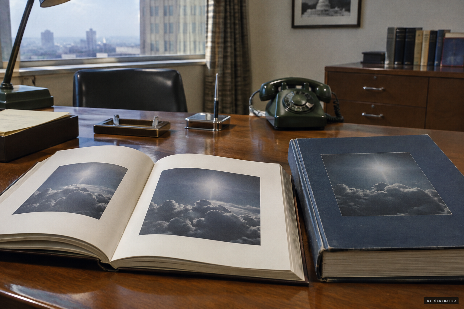 In 1968 the photo appears in Klass's book and in the Condon Report as possible ball lightning