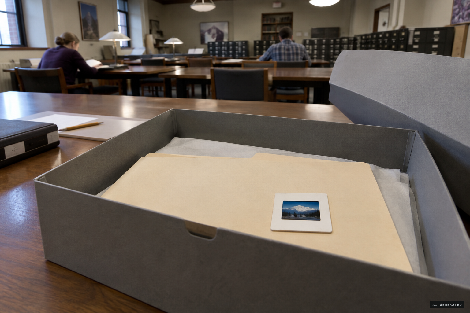 Haines's folder on the case, kept at the American Heritage Center