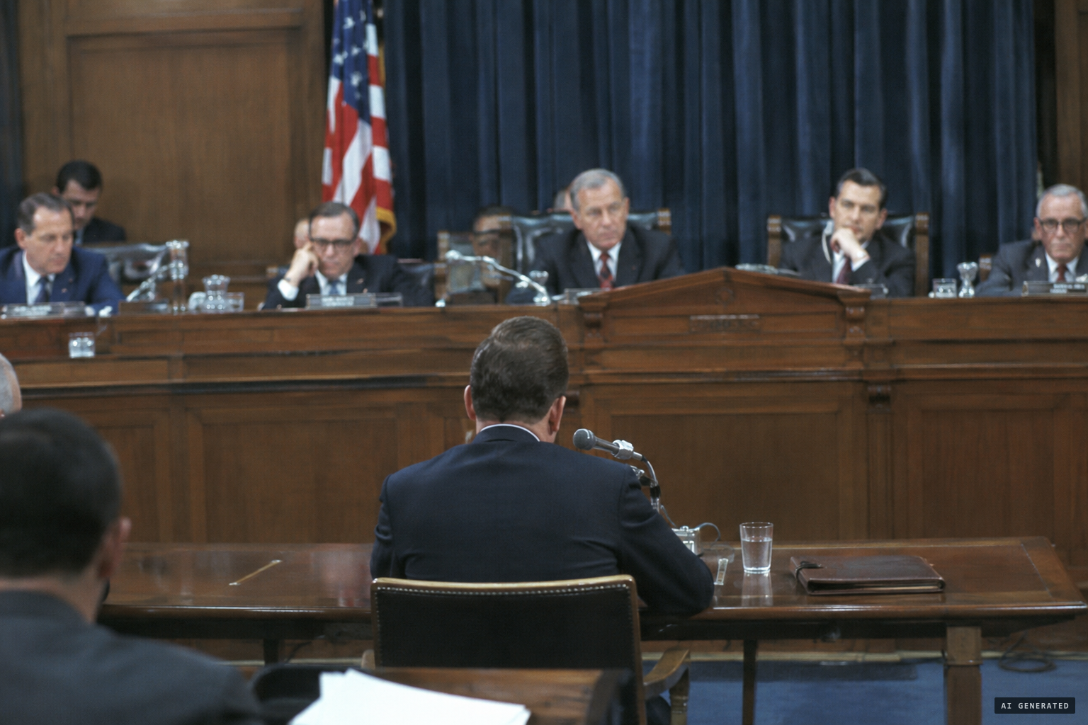 James E. McDonald raises Redlands before the House committee