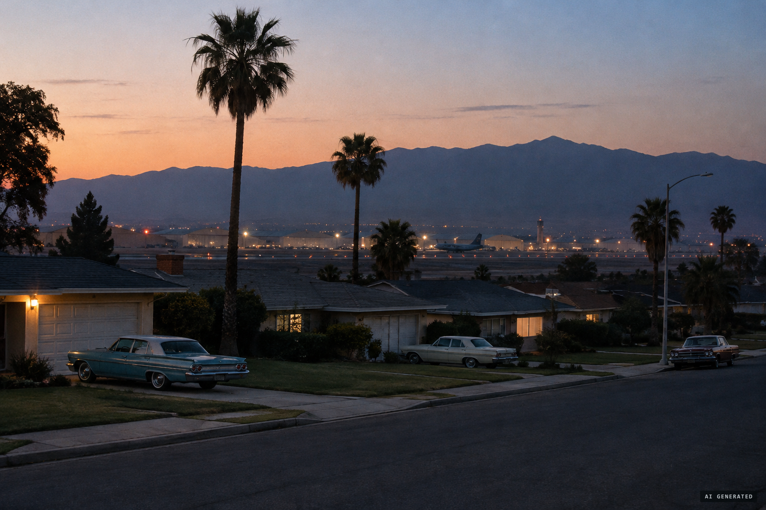 Redlands, a city of 30,000 beside Norton AFB