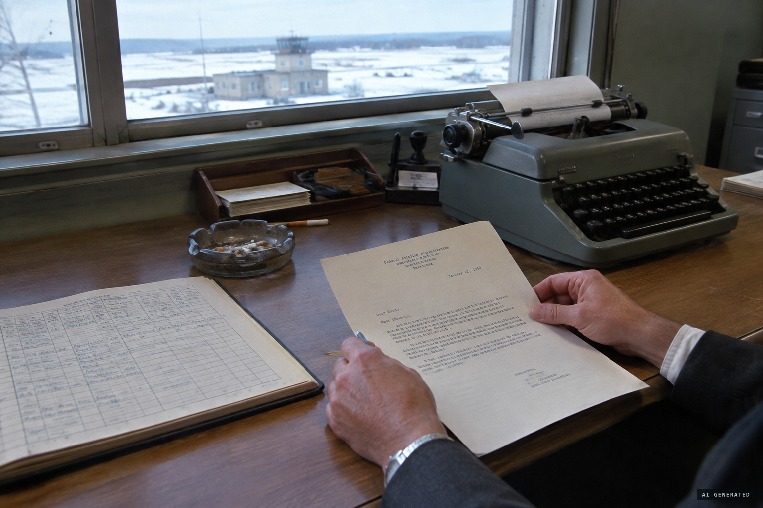 The station log set down in a letter to NICAP