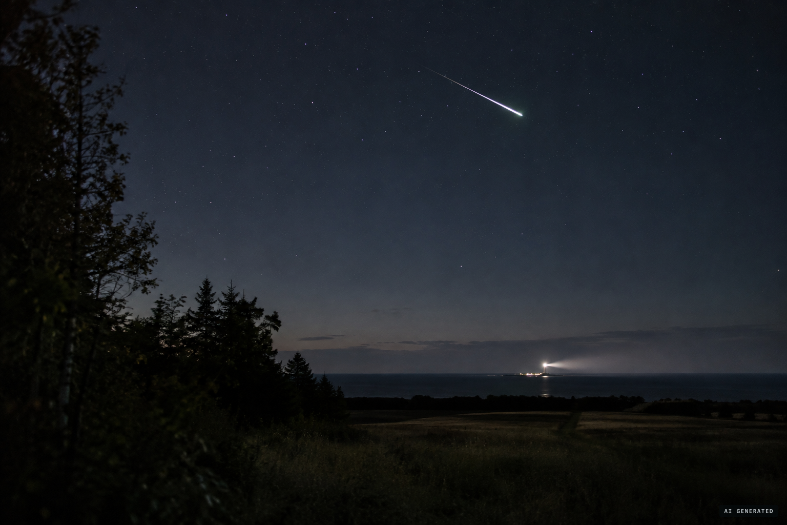The sceptics' explanation: a bright meteor and the Orford Ness lighthouse beacon