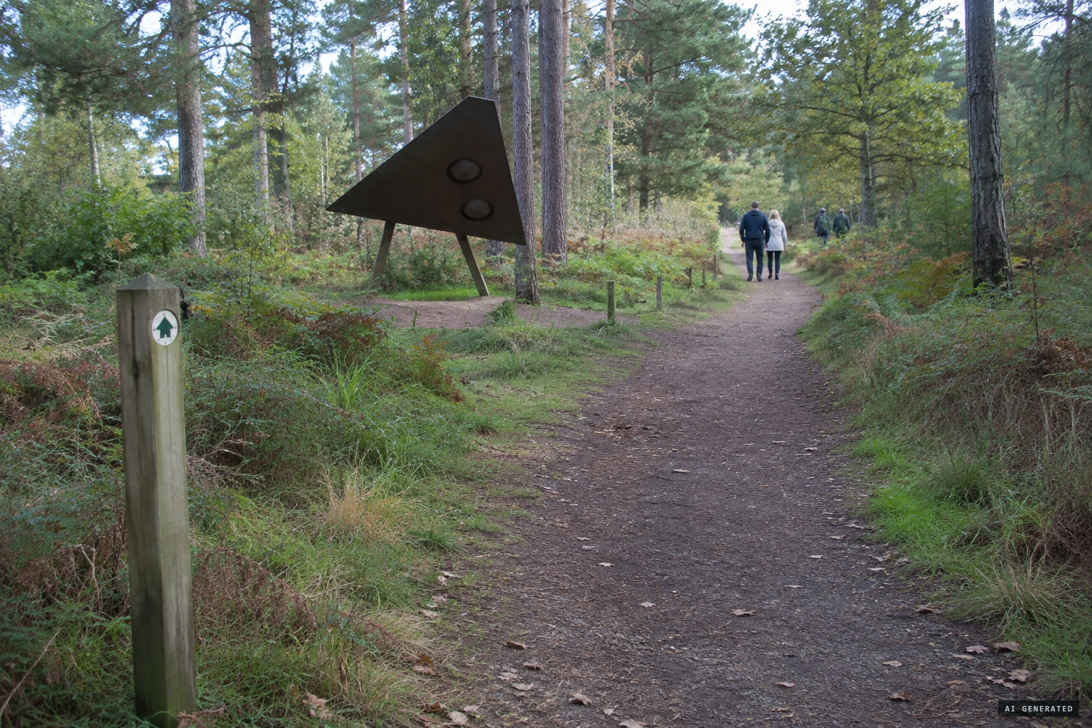 The UFO Trail now winding through Rendlesham Forest