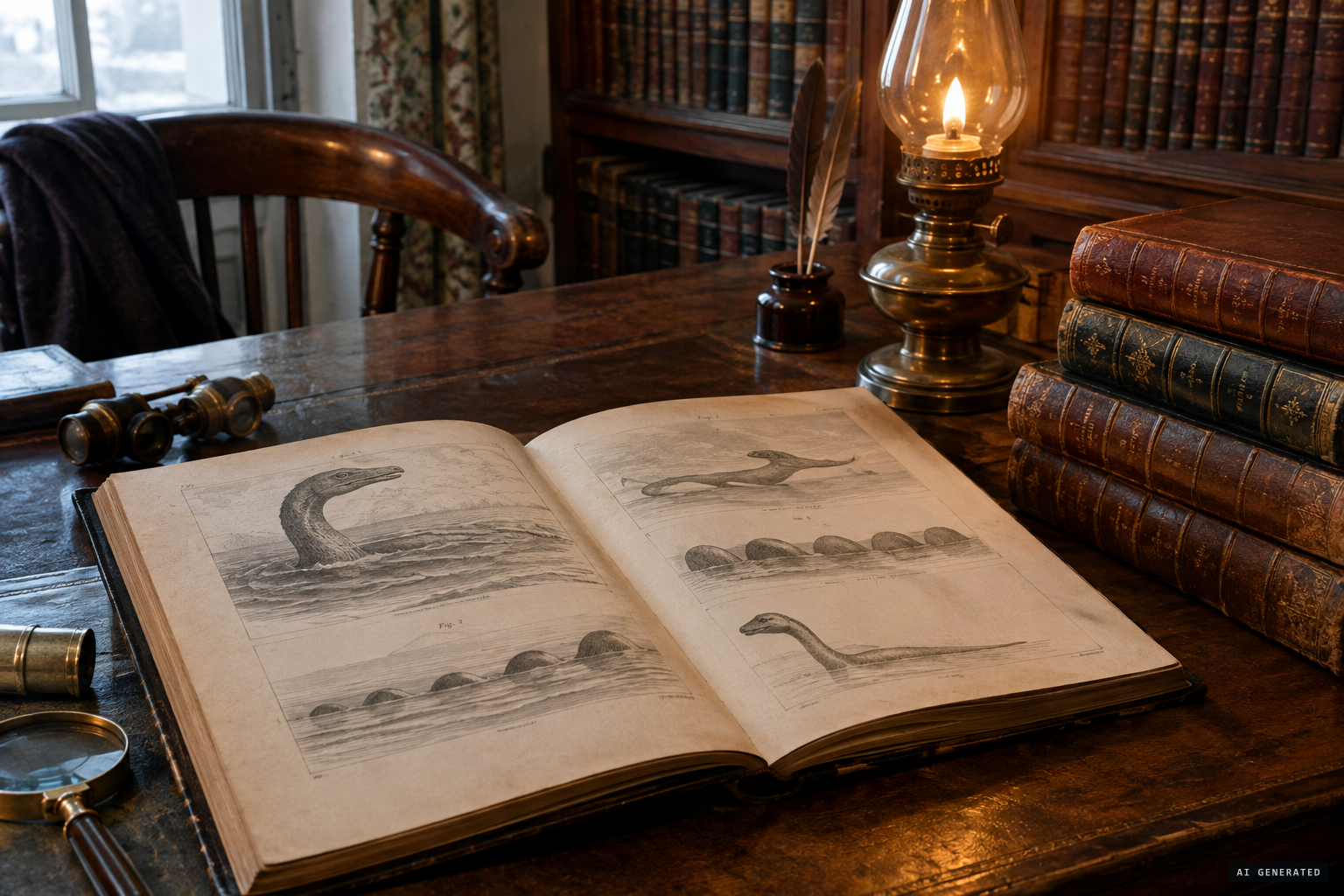 The case reproduced in books on the great sea-serpent