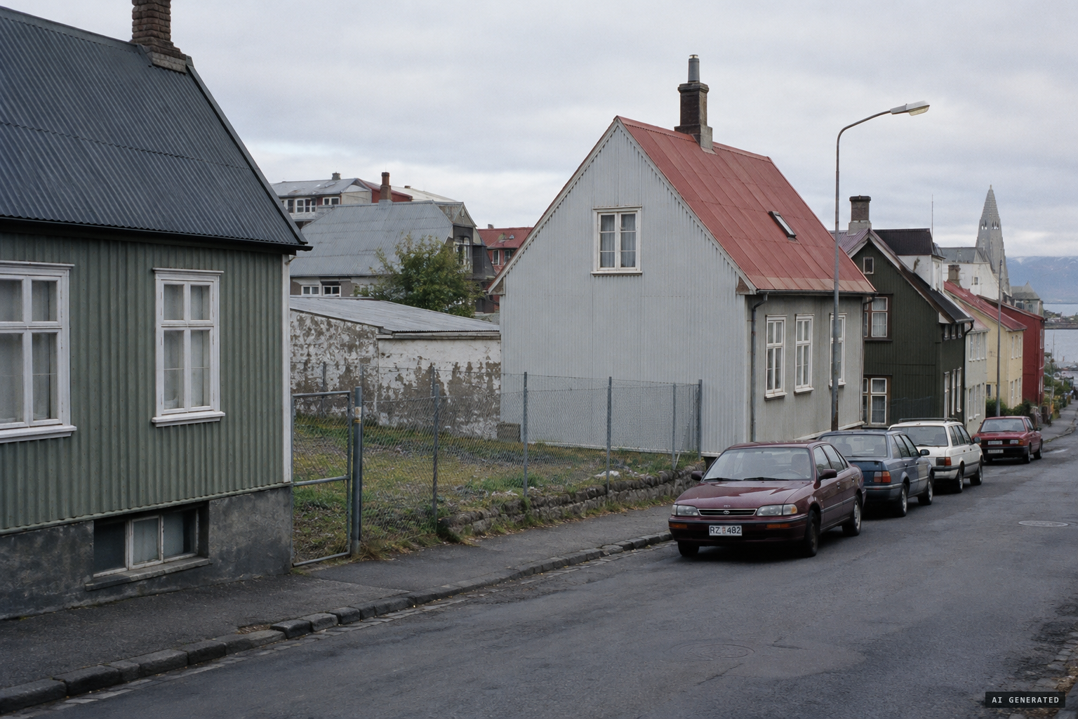 Aðalstræti, one of Reykjavík's oldest streets, where the hotel plots waited for archaeologists