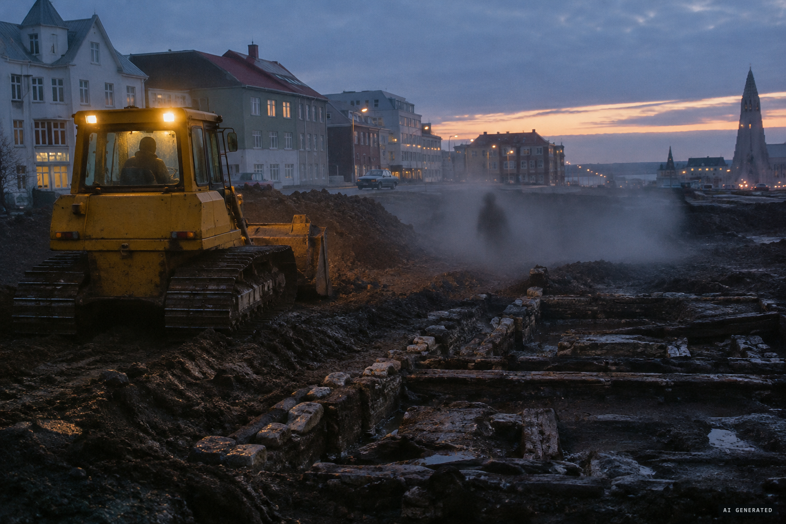 The ghost said to have scared a bulldozer operator during the hotel's construction