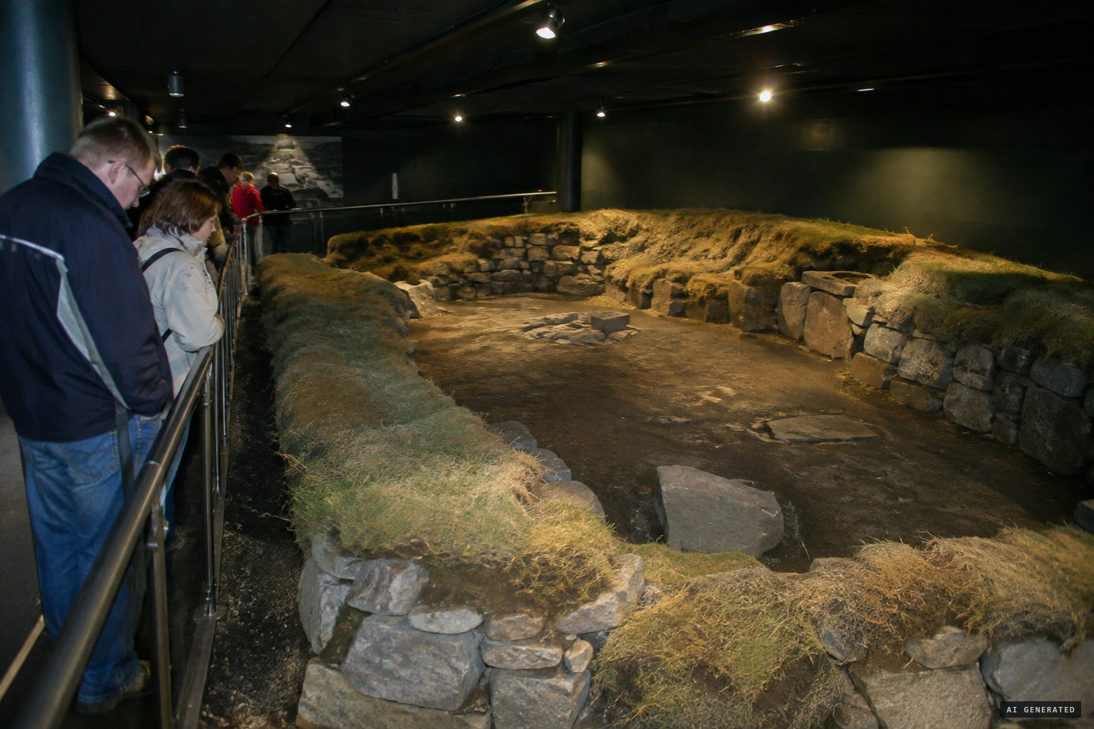The Settlement Exhibition opens in the hotel's basement around the longhouse
