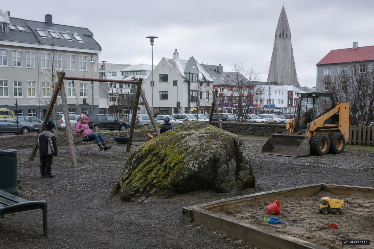 An elf rock moved by bulldozer so a house could be built