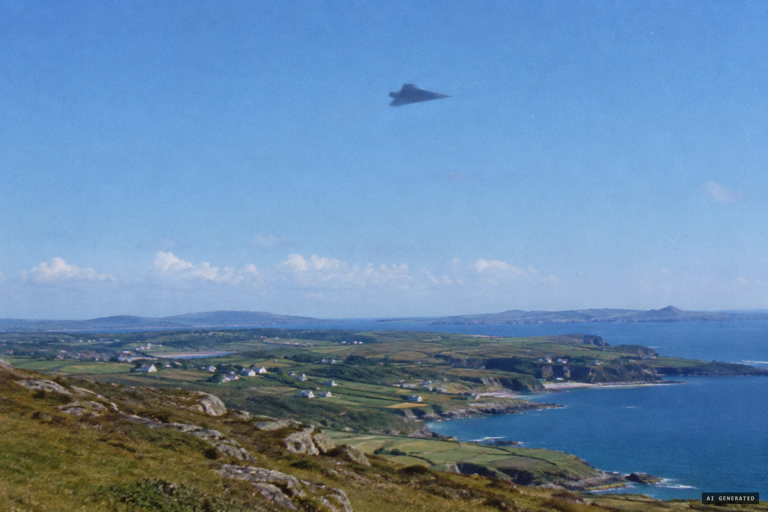 Some suggest a secret military prototype; no evidence has been offered