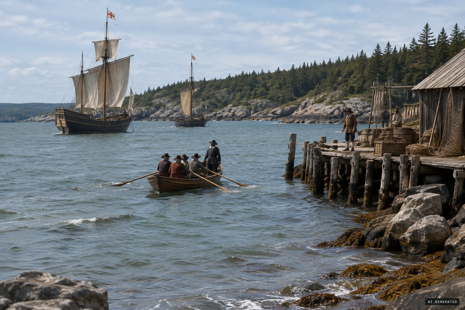 English ships in the Newfoundland trade, the season of 1610