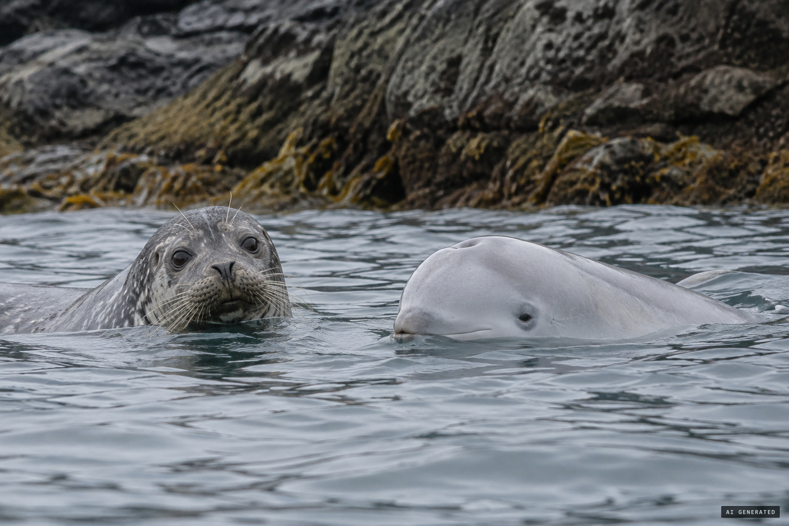 The proposed explanations: a seal, or a young porpoise